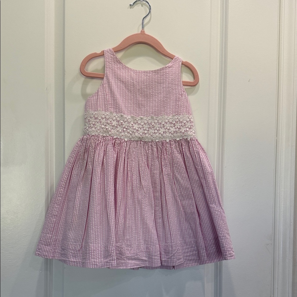 Polo by Ralph Lauren Pink Checkered Kids Dress